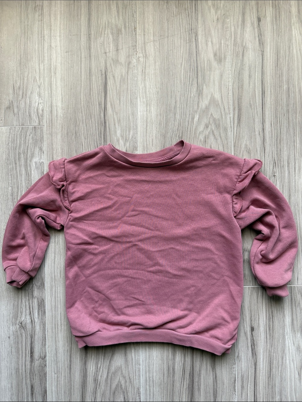 H&M Mauve Pink Girls Sweatshirt